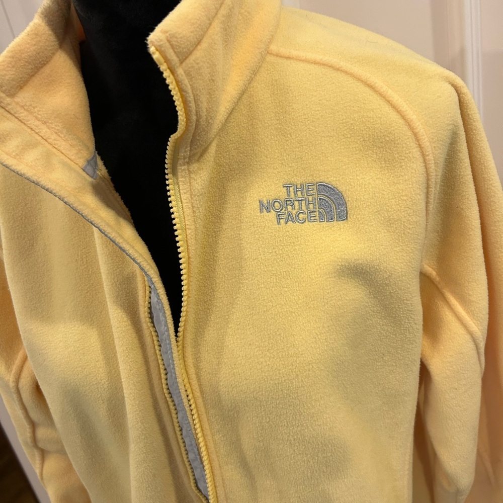 The North Face Light Yellow Fleece Jacket